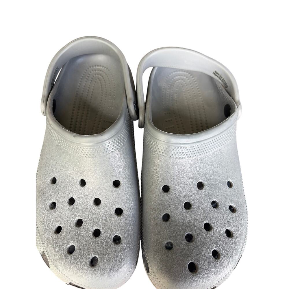 Gray Crocs size 8M/10W
